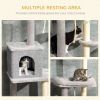 Cat Tree Floor to Ceiling Cat Tower Height Adjustable( 85-101 Inches)
