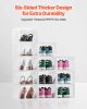 Shoe Storage Boxes 12Pack Stackable Shoe Boxes US Size 13 Transparent White