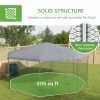 17.1 ft x 15.7 ft Chicken Run for 19-25 Chickens with Cover
