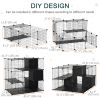 56 Panels Pet Playpen Small Animal Cage for Rabbit