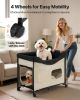 VEVOR Elevated Lounge Pet Bed Foldable Bunk Dog Bed with Wheels & Side Bags XL