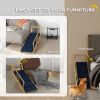 Dog Ramp, Adjustable Height Pet Steps, Foldable Dog Stairs with Non-slip Mat for Small to Large Dogs