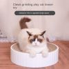 Compass cat scratch board corrugated scratch-resistant cat nest replacement combination pet cat toys spot cat scratch basin