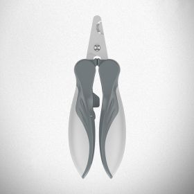 Pet dog nail clippers (Color: Grey)