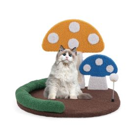 Cat Tree with Sisal Claw Scratcher for Indoor Cats Activity (Type: Style B, Color: Multi-Color)