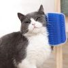 1/2pcs Corner Scrubber Cat Scratcher Massage Brush Scratcher Toy Cat Scratch Board, Wall Corner Cat Brush Pet Groomer Tool Brush Comb Pet Supplies