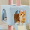 47.2" Multi-Level Cat Tower with Sisal Covered Scratching Posts