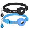 For AirTag Tracker Silicone Case Reflective Cats Dogs Pet Collar