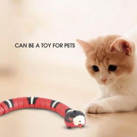 Automatic Cat Toys Eletronic Snake Interactive Toys Smart Sensing Snake Tease Toys For Cats Dogs Pet Kitten Toys Pet Accessories (ATitle: A)