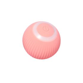 Smart Pet Toys For Dogs & Cats; Automatic Rolling Ball Electric Cat Toys; Interactive Cat Toys (Color: Pink)