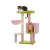 Cactus Cat Tree Tower Cat Condo with Hammock for Indoor