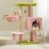 Cactus Cat Tree Tower Cat Condo with Hammock for Indoor