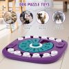 Dog Puzzle Food Feeder Slow Feeding Bowl Interactive Toy